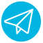 vector icon of a paper plane